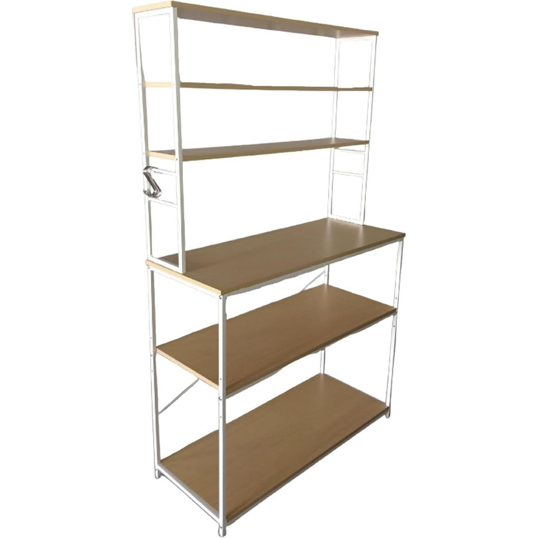 Arredo contemporaneo scaffali forno verticali bianco