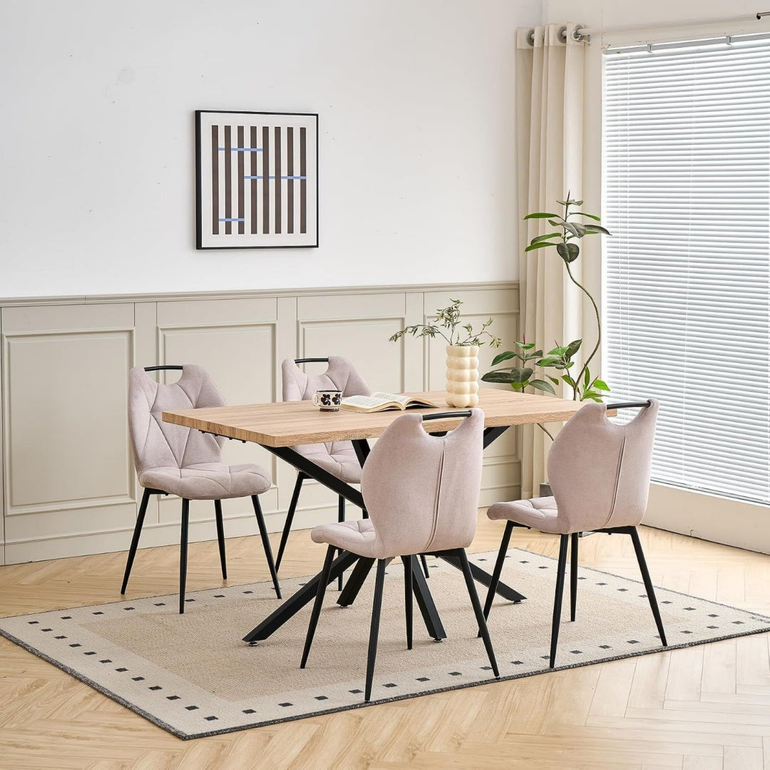 Arredo contemporaneo set sala da pranzo in legno