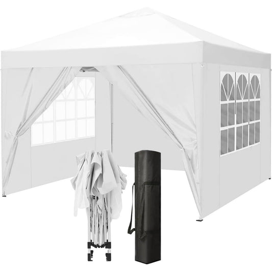 Accento naturale gazebo in tessuto impermeabile argento