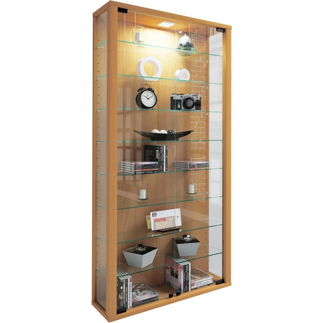 Arredo contemporaneo vetrinette in legno
