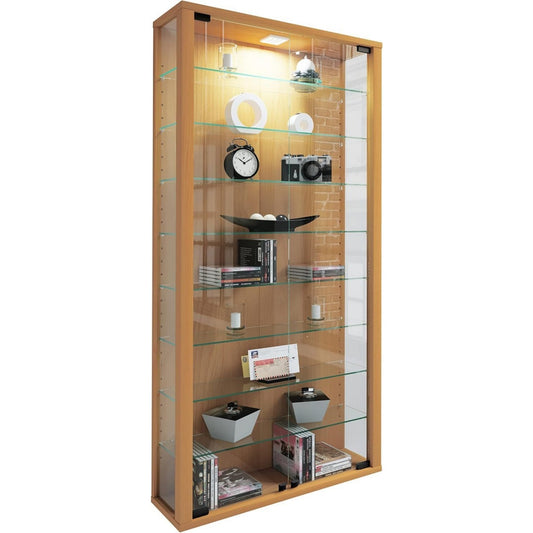 Arredo contemporaneo vetrinette in legno