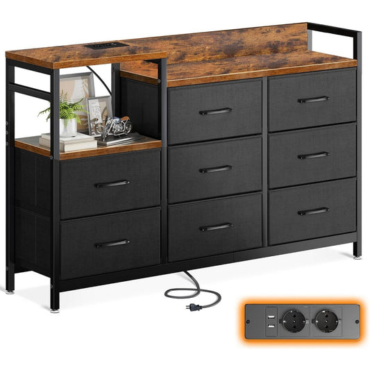 Arredo contemporaneo com¨° e cassettiere nero