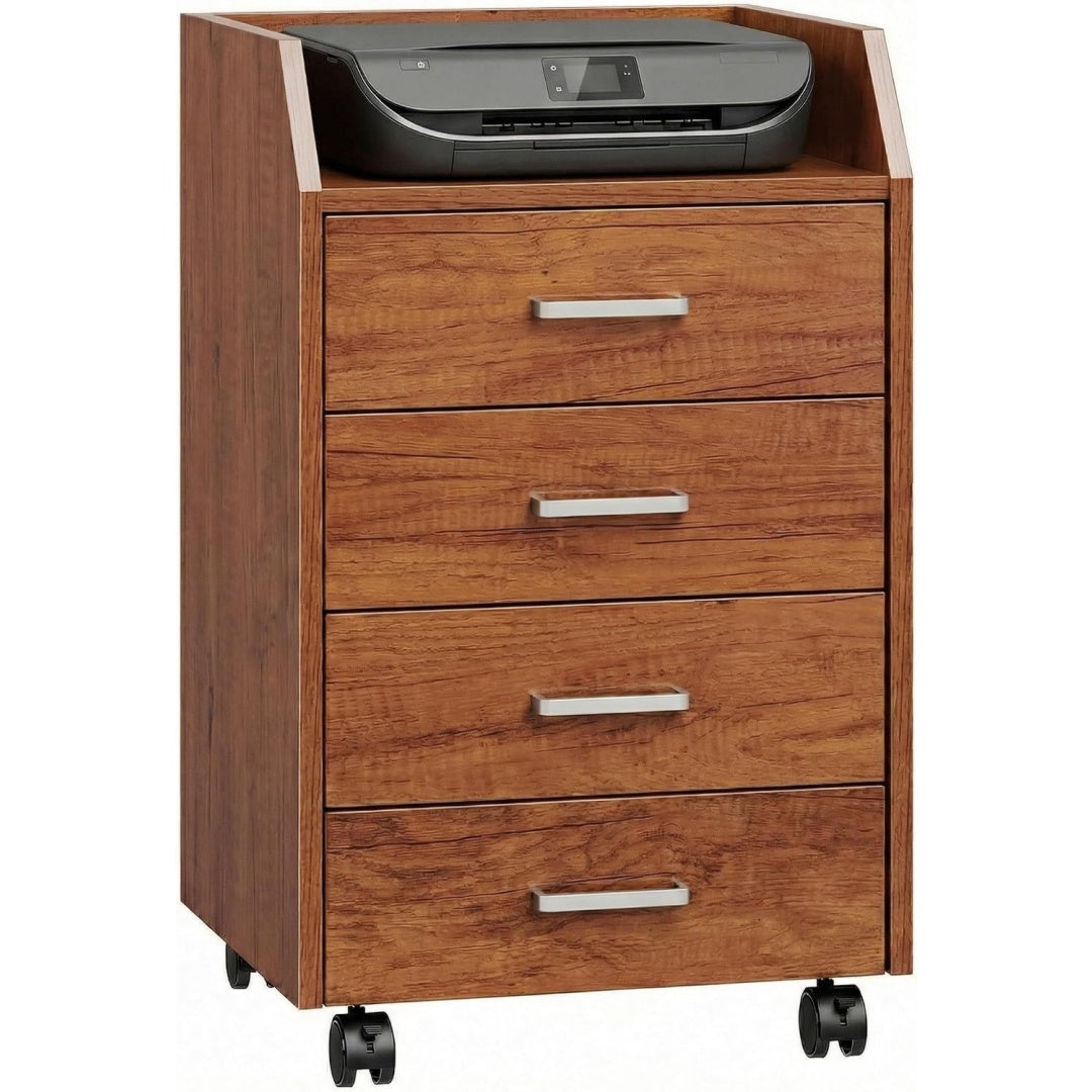 Arredo contemporaneo cassetti in legno oro